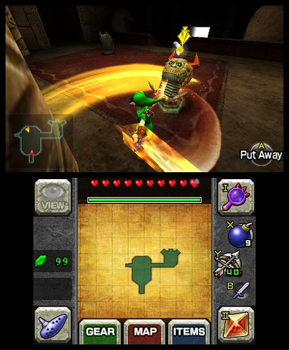 Legend of Zelda Ocarina of Time for the 3DS review screenshots
