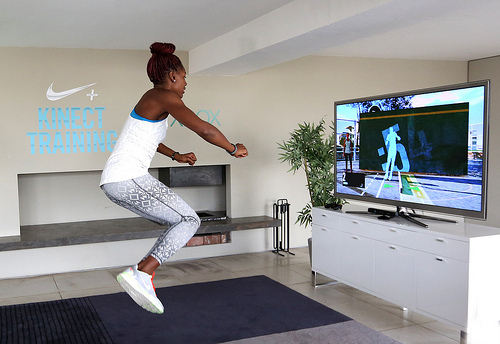 Nike + Kinect Training pics